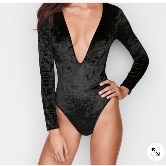 Victoria’s Secret Crushed Velvet Bodysuit - Picture 3 of 11